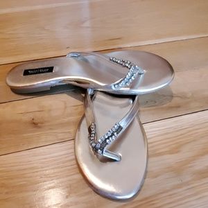Whbm gold sandals